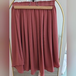 LOFT Dusty Rose Pink Skirt XS